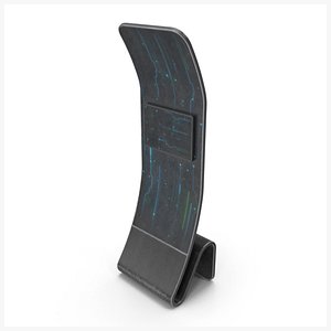 3D Exhibition Stand Used  V5 PBR model