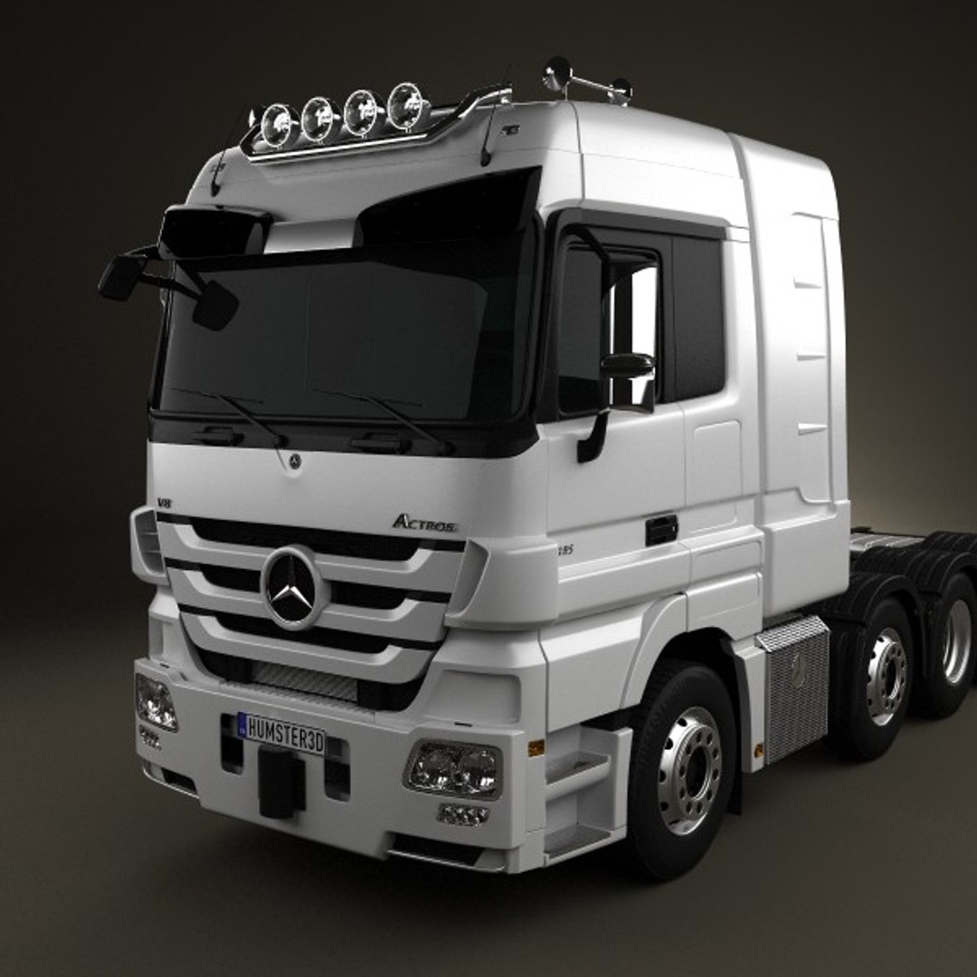 mercedes-benz actros tractor 3ds