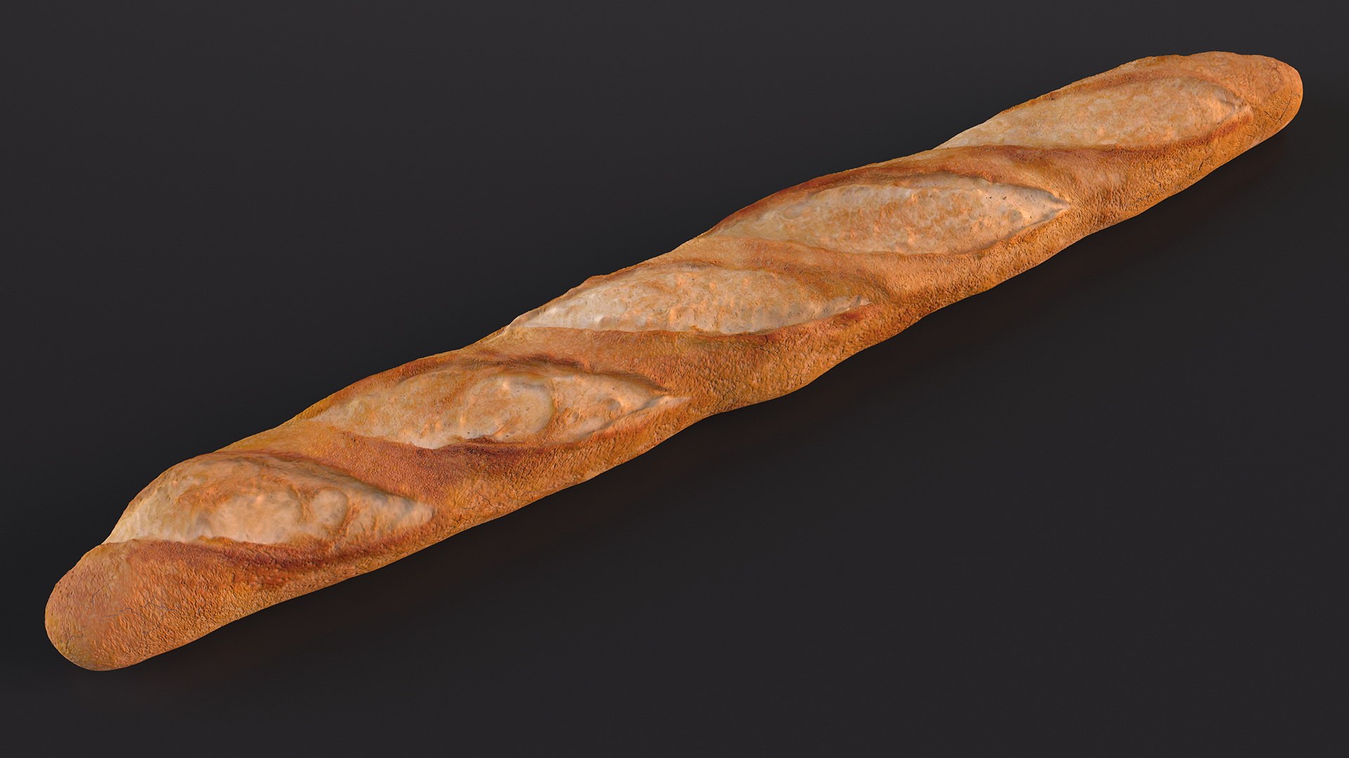 Baguette Bread 3D model https://p.turbosquid.com/ts-thumb/yj/0b7EaU/05/baguettebreadc4dmodel007/jpg/1713145029/1920x1080/fit_q87/0fa3ea2137f3f5f6fc2198e798ac00a98ea4dc4e/baguettebreadc4dmodel007.jpg