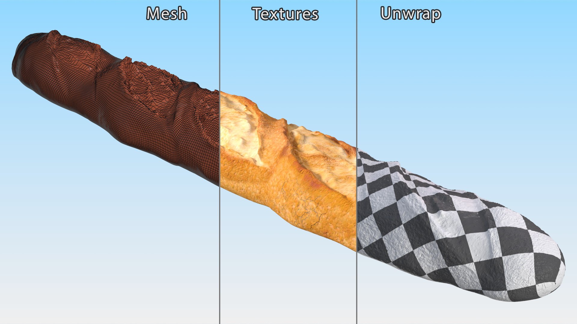 Baguette Bread 3D model https://p.turbosquid.com/ts-thumb/yj/0b7EaU/6Y/baguettebreadc4dmodel013/jpg/1713145050/1920x1080/fit_q87/56f67fe7607e1de0dbec0a27c97d59412bf5a835/baguettebreadc4dmodel013.jpg