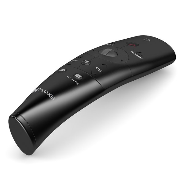 3d tv remote control model