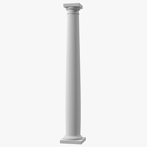 3D Smooth Fiberglass Column