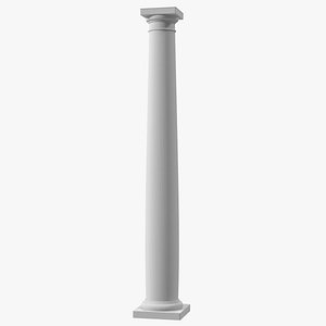 Smooth Fiberglass Column