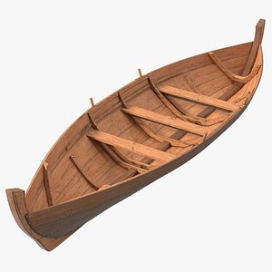 Wooden Row Boat