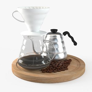 3D v60 coffee drip hario