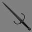 Left-handed dagger
