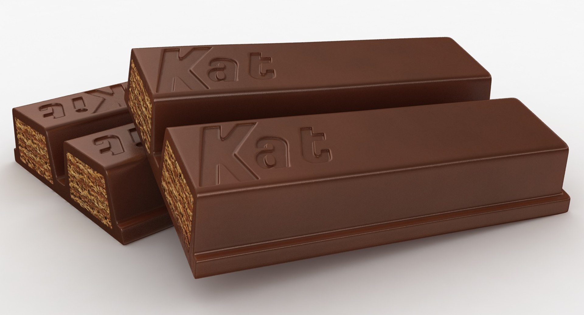 Realistic Broken Kit Kat 3ds