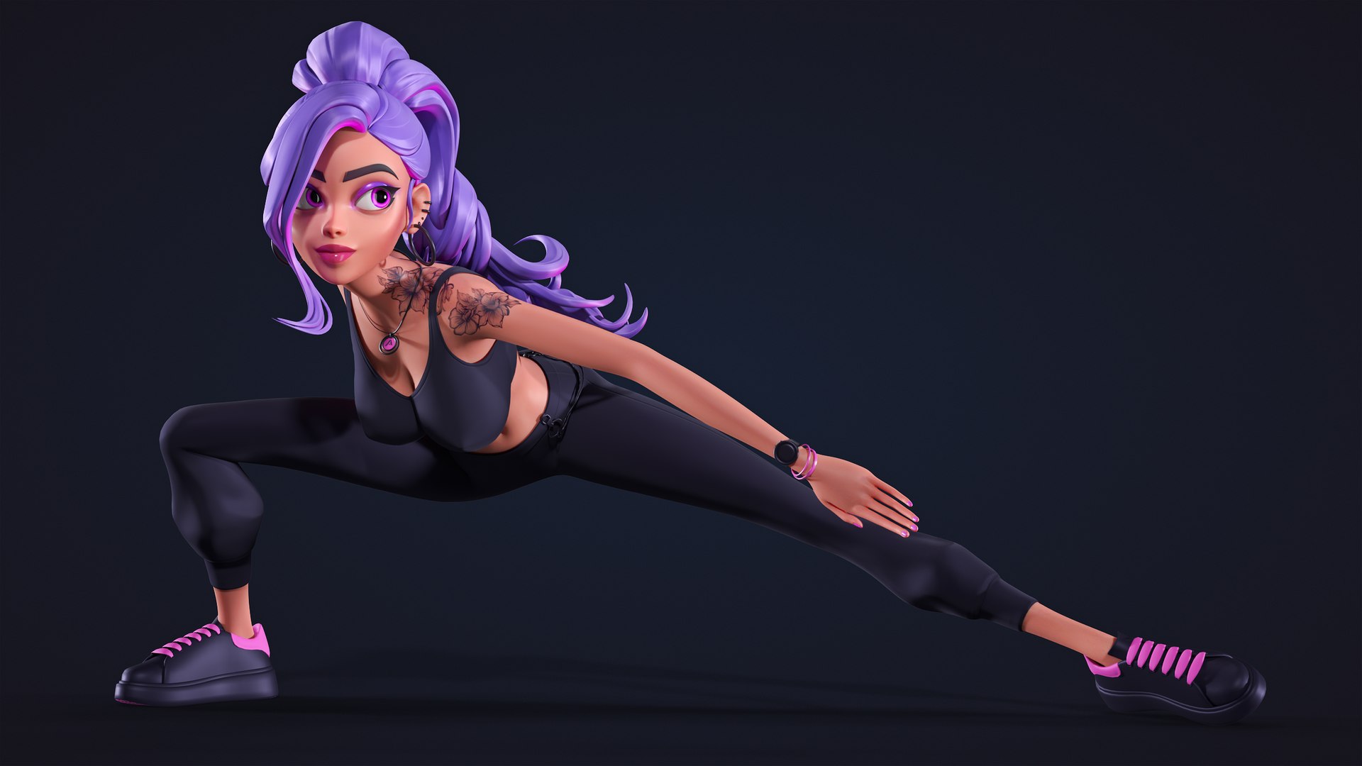 Solly Girl Rigged 3D Model - TurboSquid 2368037