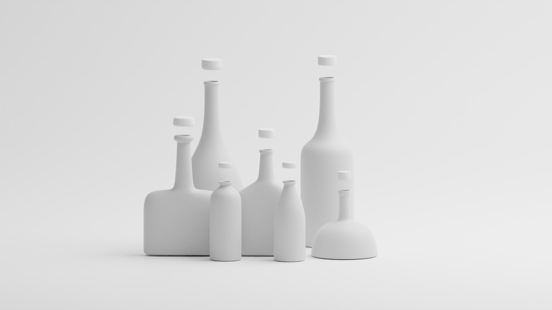 Bottle Template 3D Model 3D Model - TurboSquid 1898000