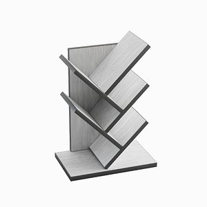 3D Small Bookshelf B 02