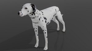 Dalmatian OBJ model