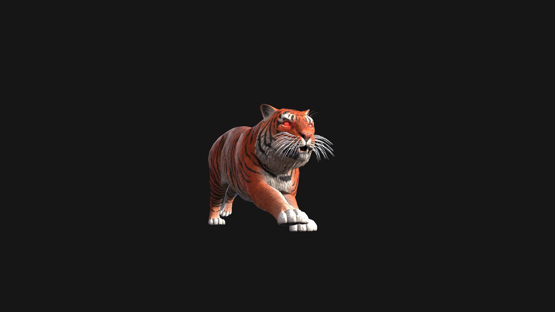 Tiger Animation Model - TurboSquid 2272540