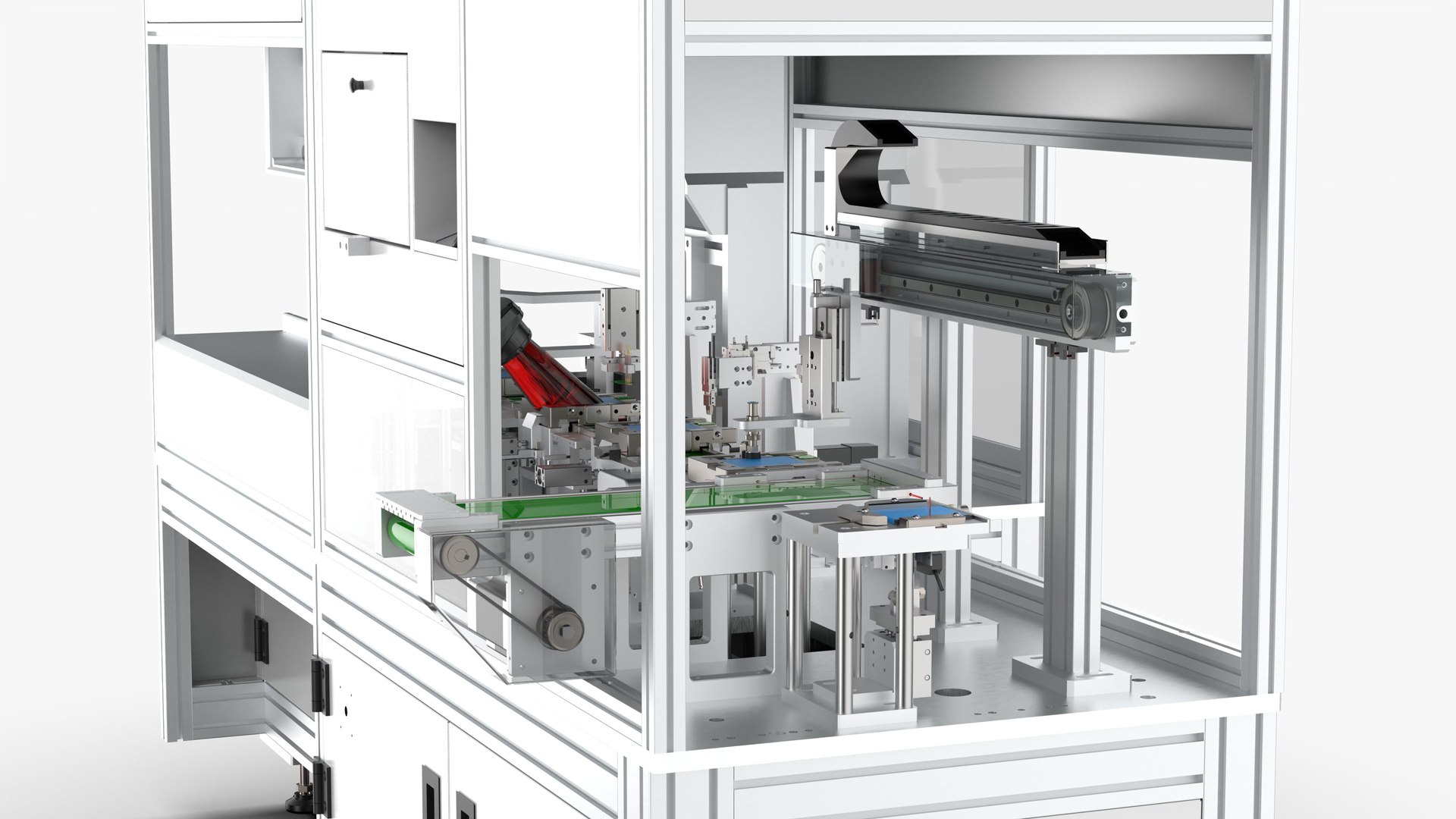 3D Fully Automatic Battery Pad Printing Inkjet Testing Machine model ...
