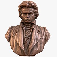 Beethoven Bronze Bust