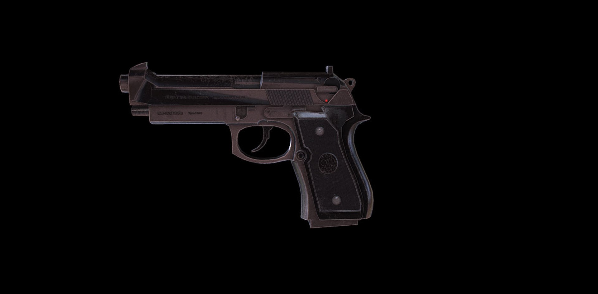 Beretta m9 model - TurboSquid 1443051