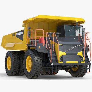 3D Volvo Rigid Hauler R60D model