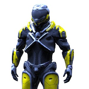 3D cyborg model