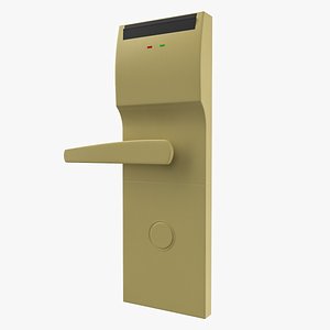 Hotel Door Handle 3D Model