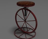 Kitsch Shabby Chic Bar Stool