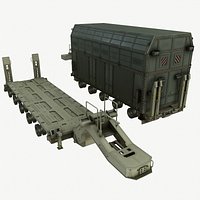 HETS 1000 trailer and cargo container