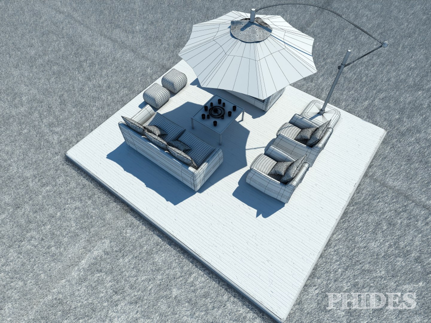 3D Model Patio - TurboSquid 1170716