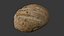 Fresh Artisan Bread Loaf 3D Model