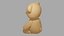 Teddy bear FBX  and  OBJ 3D