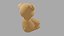 Teddy bear FBX  and  OBJ 3D