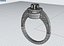 Solitaire ring with 3.8 gem