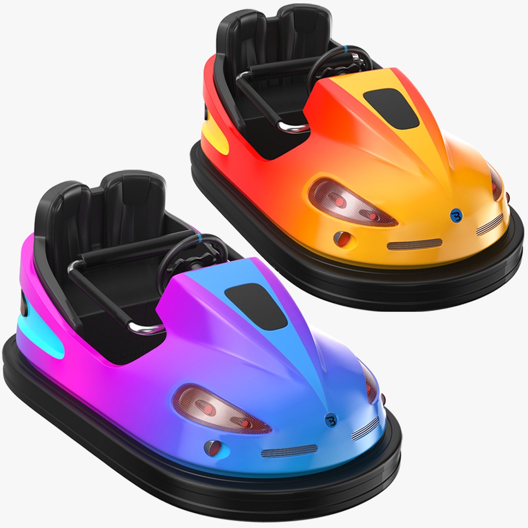 Two Detailed Bumper Cars 3D model - TurboSquid 2103324