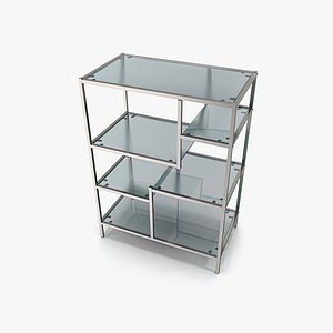 Glass Display Case 3D model