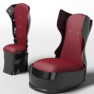 3ds exclusive backed chairs