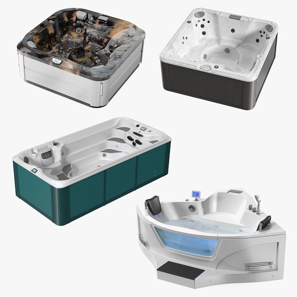3D model Modern Jacuzzi Collection 2
