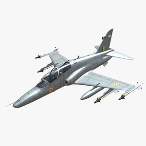 3D BAE HAWK 132 Indian Air Force model
