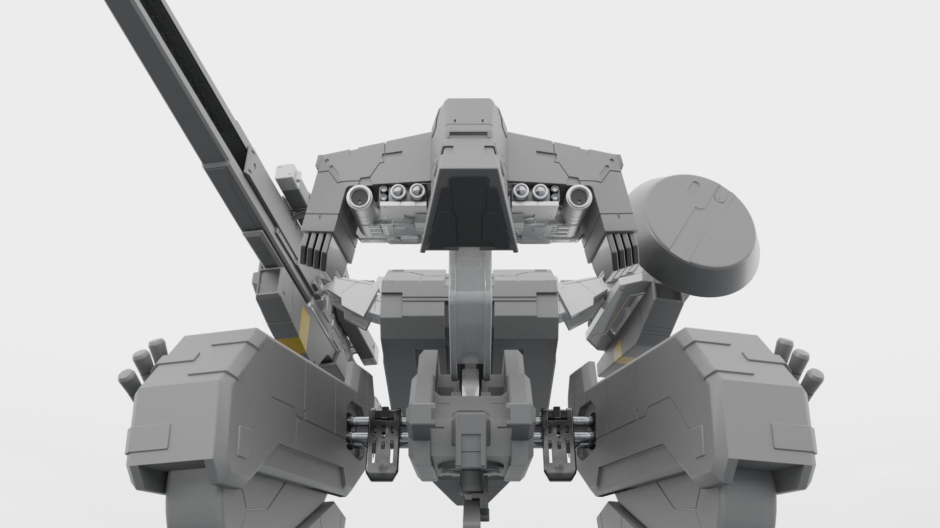 Blender Metal Gear Rex 3D - TurboSquid 1610935