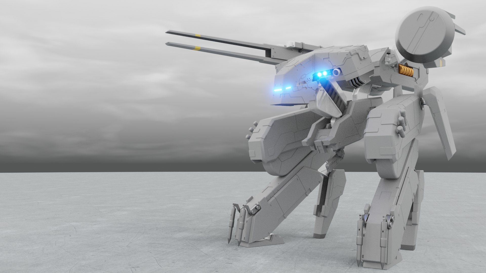 Blender Metal Gear Rex 3D TurboSquid 1610935