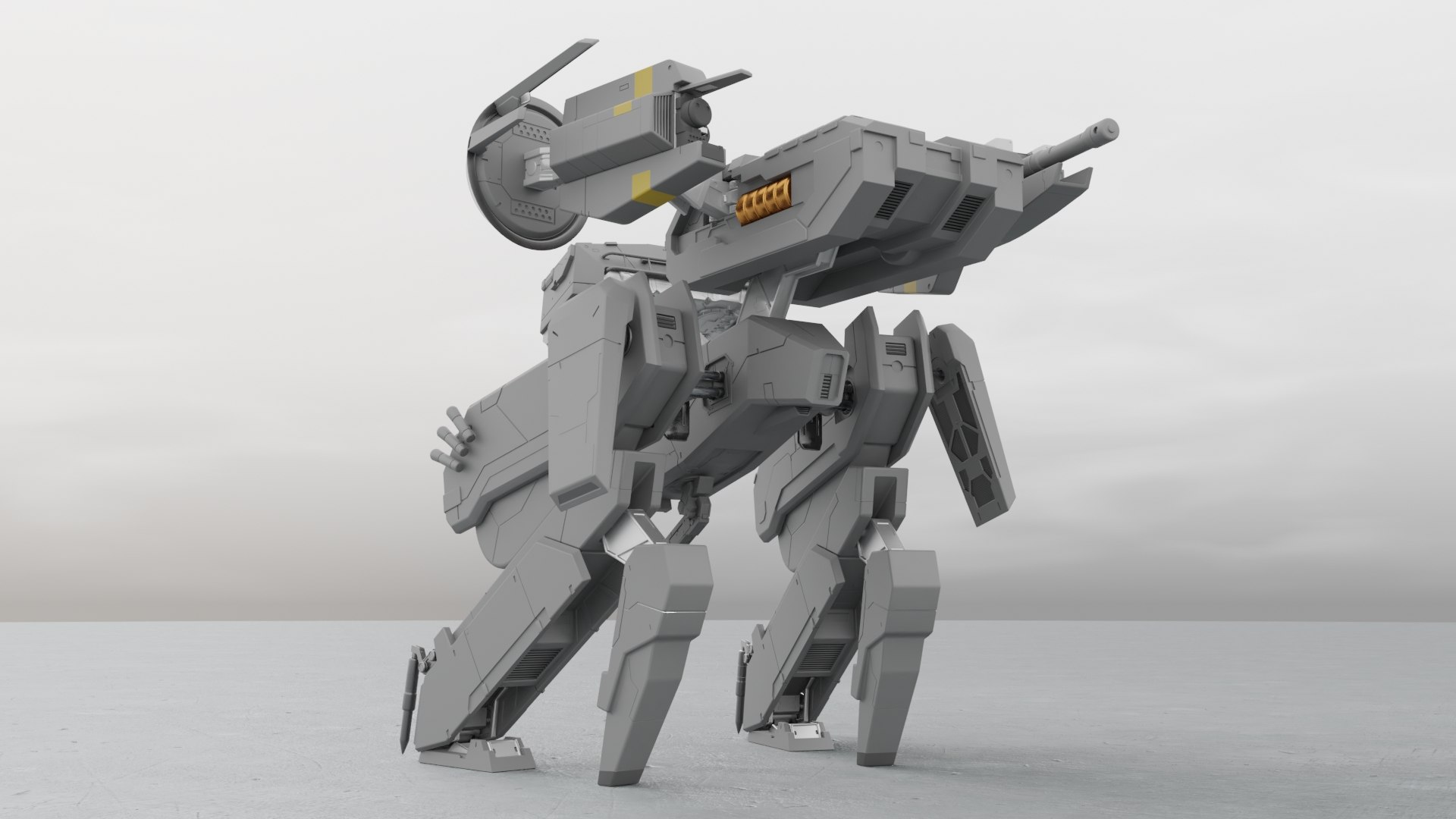 Blender Metal Gear Rex 3D TurboSquid 1610935