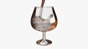 Animated Carbonated Water and Soda Fill with Fizz aned Bubbles Effect