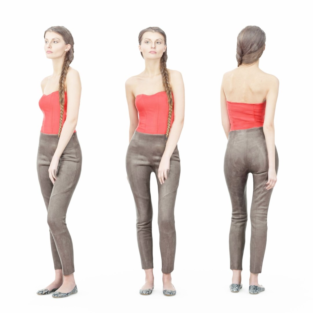 Girl Rendered Human 3D Model - TurboSquid 1245912