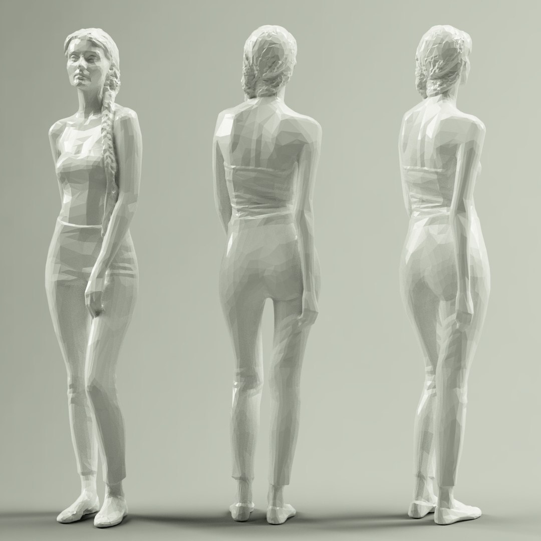 Girl Rendered Human 3D Model - TurboSquid 1245912