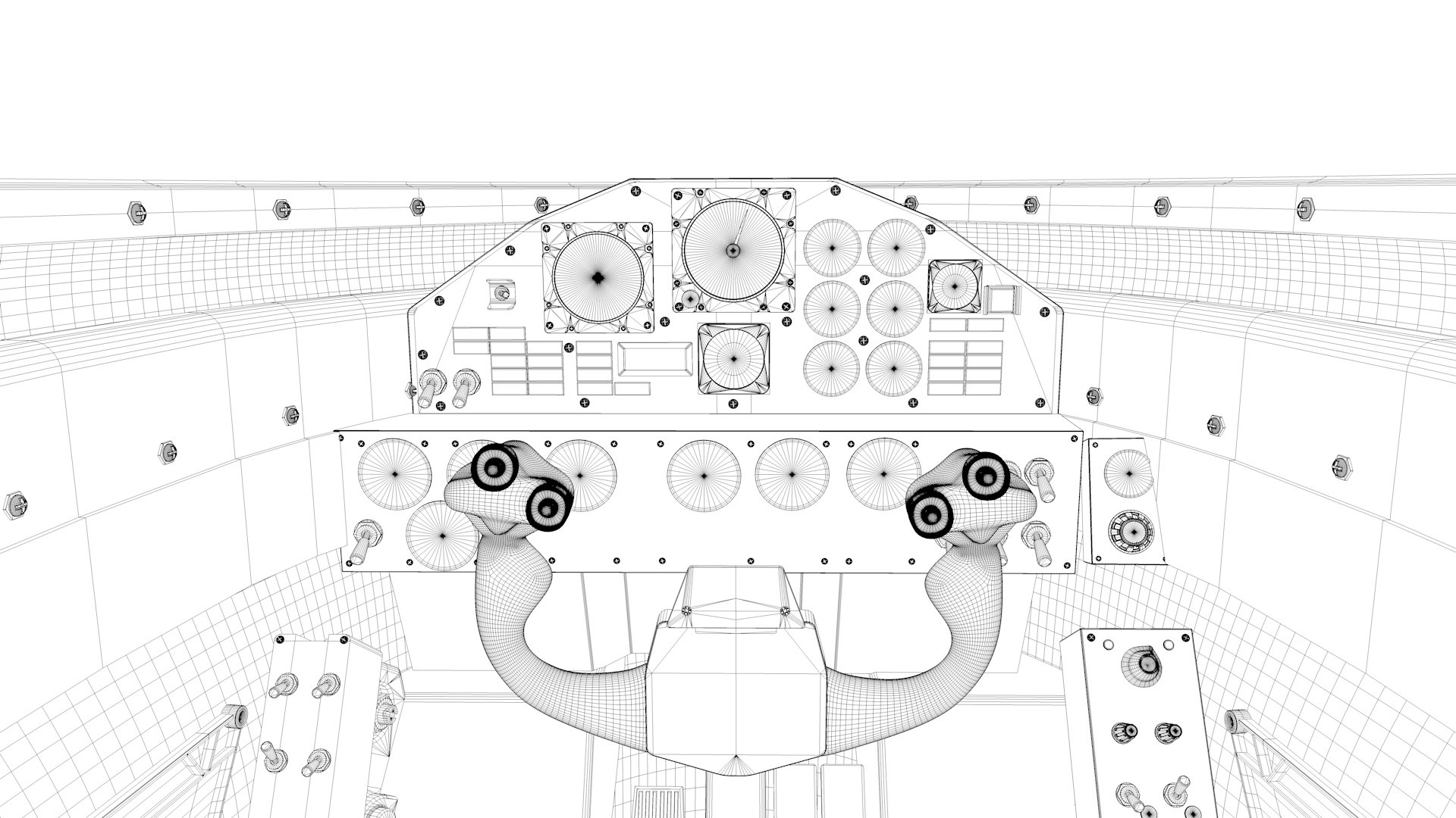 3D Cockpit Jet Car Model - TurboSquid 1595010