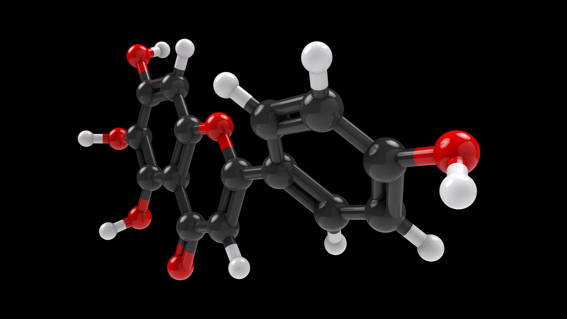 Flavonoid Structure 3D - TurboSquid 2210474