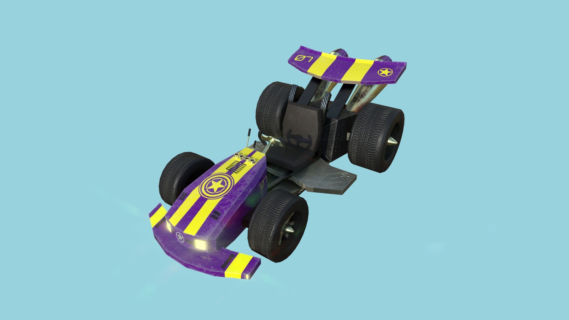 3D kart vehicle 01 - - TurboSquid 1702216