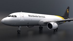 UPS Airbus A320 model