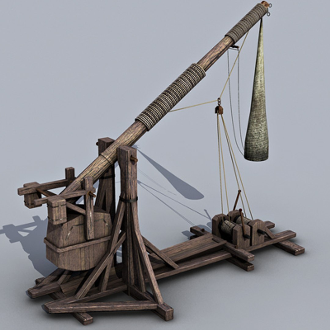 Medieval Trebuchet 3d Model