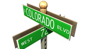 3dsmax street sign