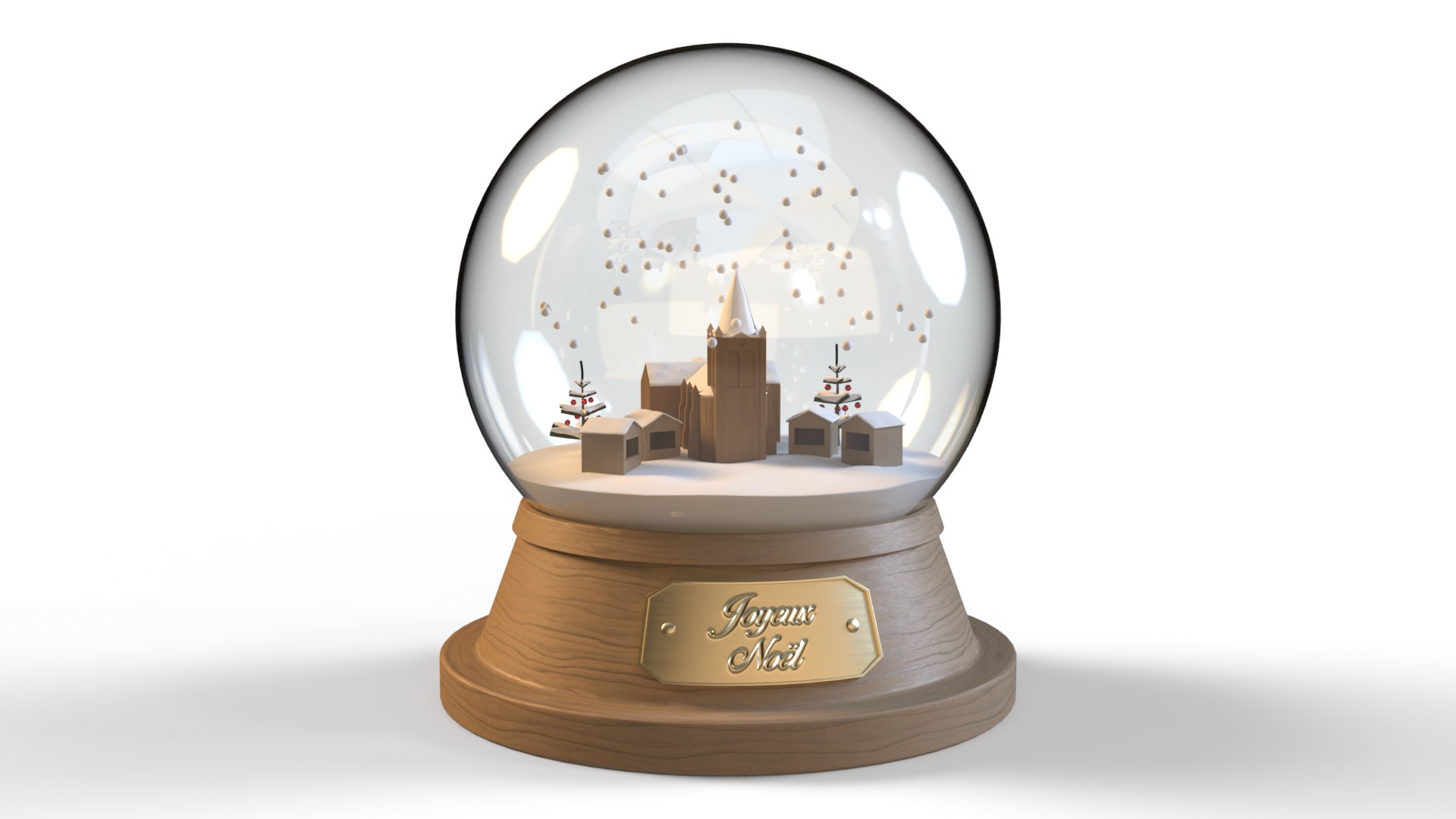 Free 3D Snow Globe Model - TurboSquid 2148262