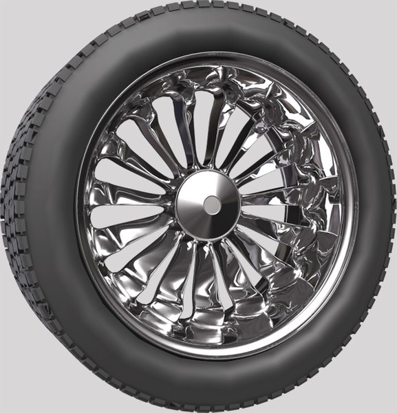 car wheels rims pack 2 3d model
