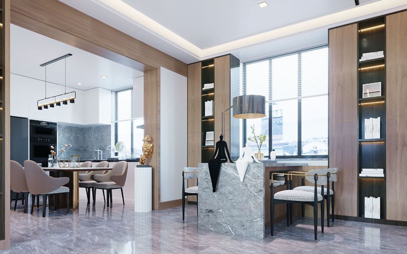 Photo inspiration: Fresh Look at 3D Luxury Apartment Model