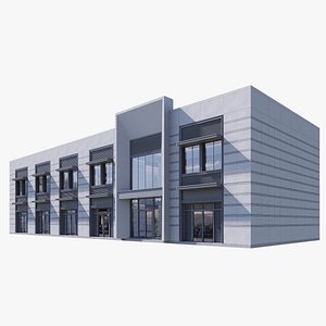 3D model Commercial building